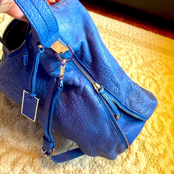 Vince Camuto blue grayish tone soft leather bag. - Picture 2 of 10